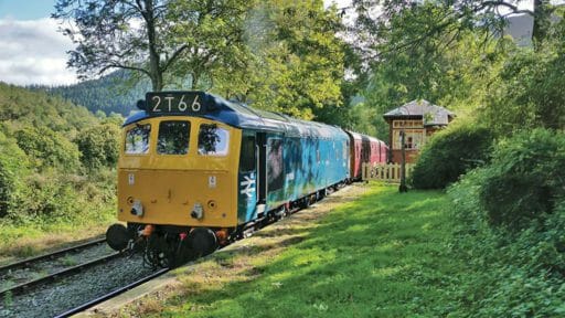 D7535 on the Llangollen Railway. Photo by Richard Bruford.
