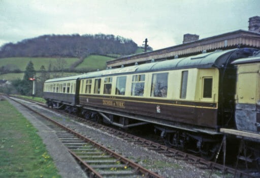 Duchess of York at Buckfastleigh Station in the early days of the Dart Valley Railway. - Richard Hoskin