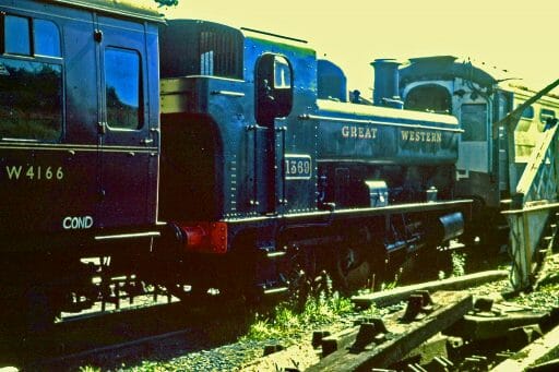 An archive picture of 1369 at Buckfastleigh - Simon Hicks